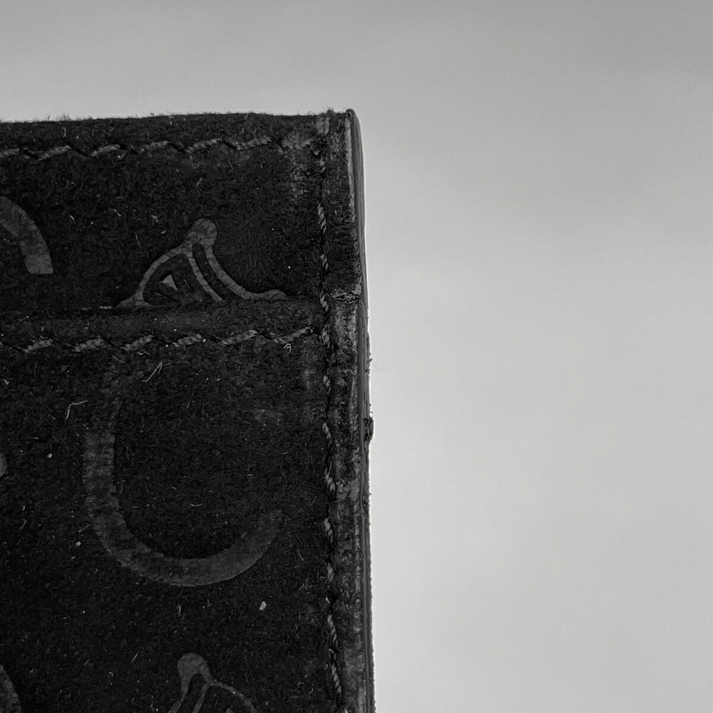 Celine suede Wallet black Macadam Passport - Picture 3 of 5